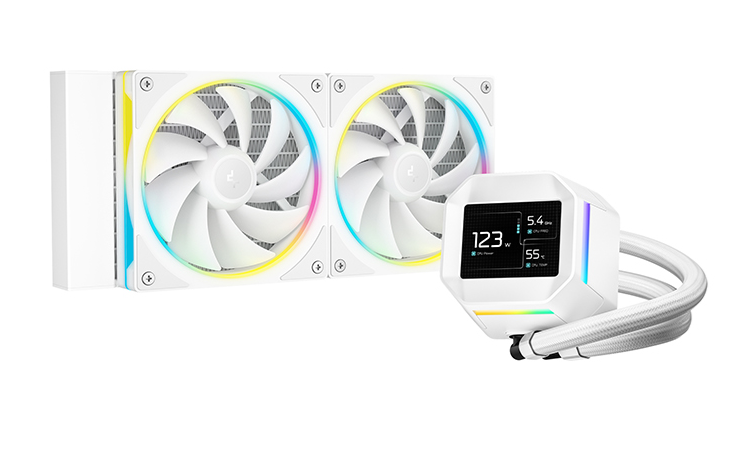 DEEPCOOL 240MM LM240-WH ARGB AM5-1851p Sıvı Soğutmalı İşlemci Fanı Beyaz