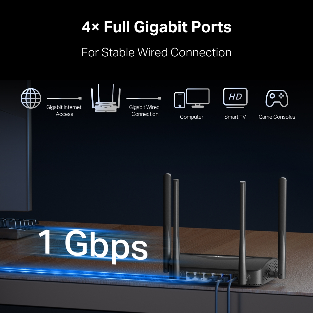 MERCUSYS MR25BE Wıfı7 BE3600 Dual Band Router