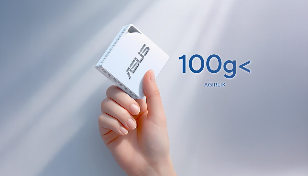 ASUS RT-AX50 GO WIFI6 AX1500 Çift Bant Mini Mobil Router