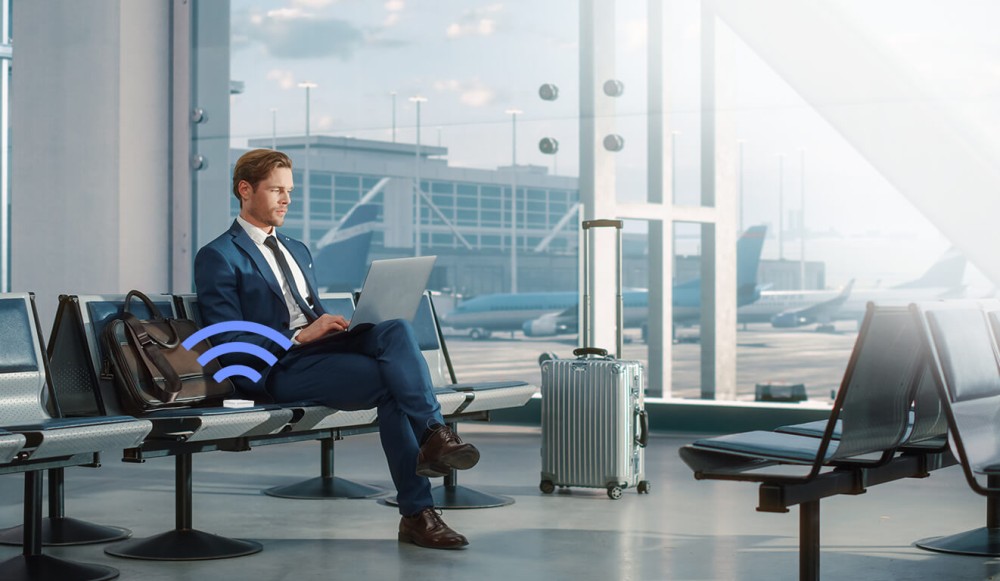 ASUS RT-AX50 GO WIFI6 AX1500 Çift Bant Mini Mobil Router