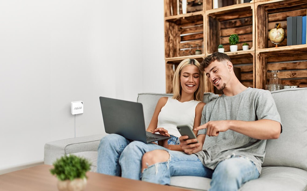 ASUS RT-AX50 GO WIFI6 AX1500 Çift Bant Mini Mobil Router