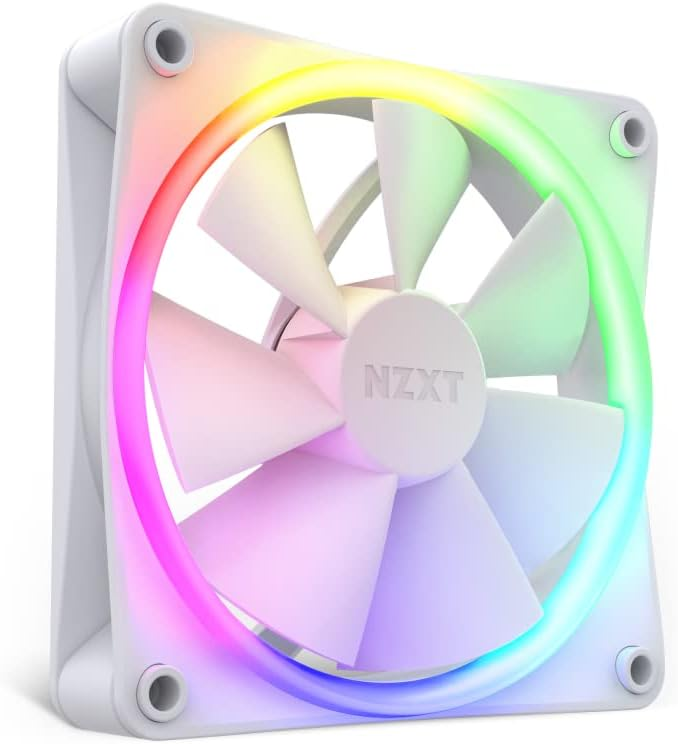 NZXT 120MM F120 RGB Beyaz PWM Kasa Fanı – RF-R12SF-W1