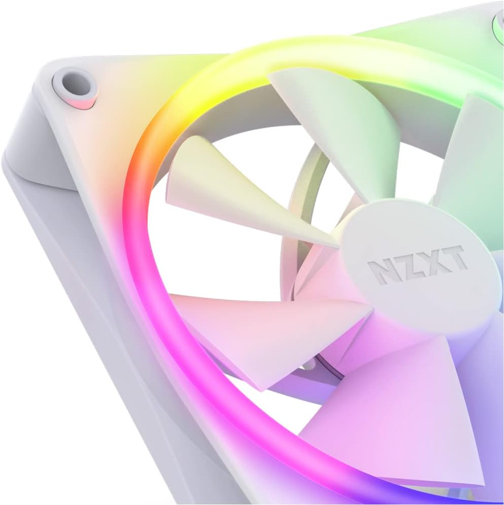 NZXT 120MM F120 RGB Beyaz PWM Kasa Fanı – RF-R12SF-W1