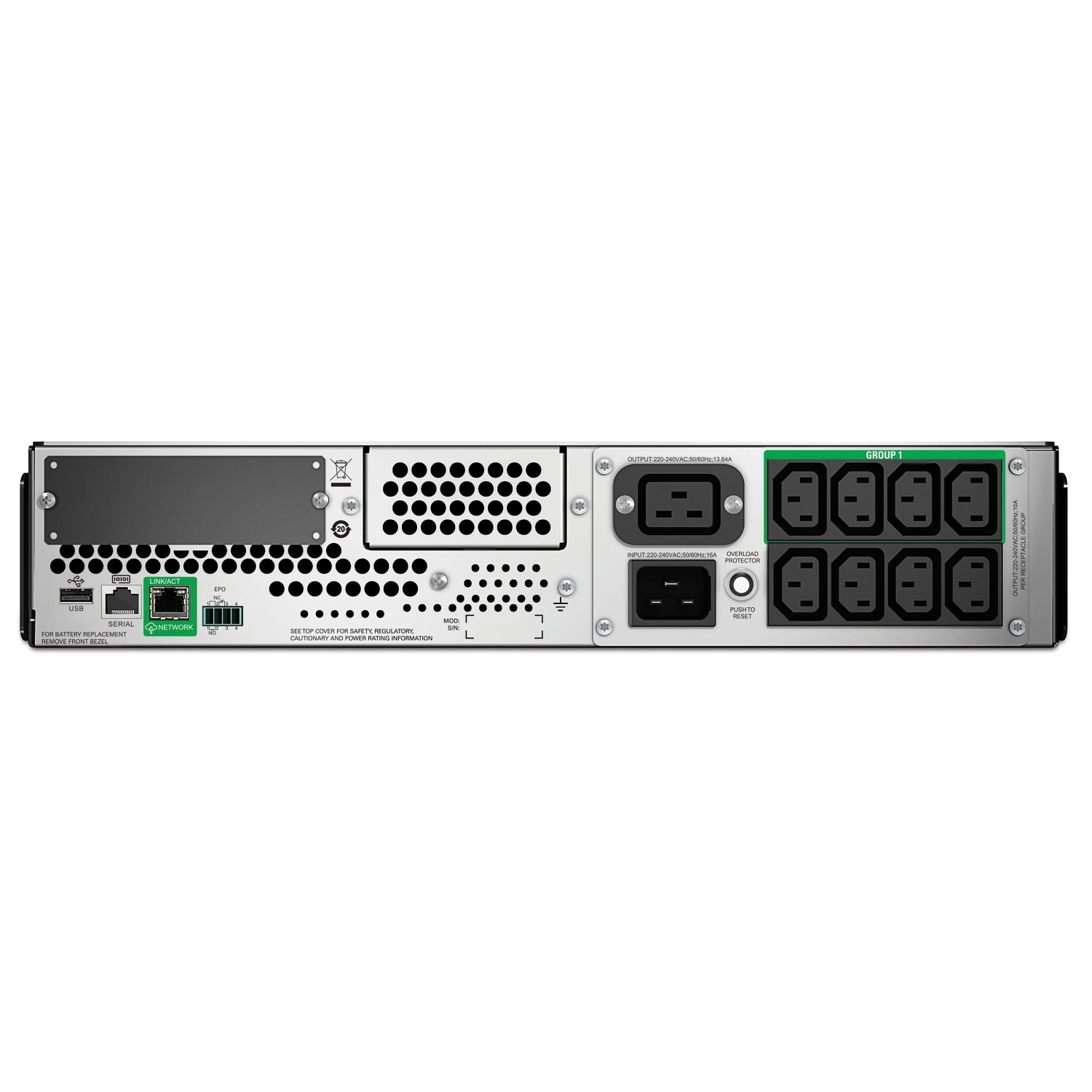 APC 3000VA /2700W LCD SMART UPS SMT3000RMI2UC Line Interactive Rackmount Ups
