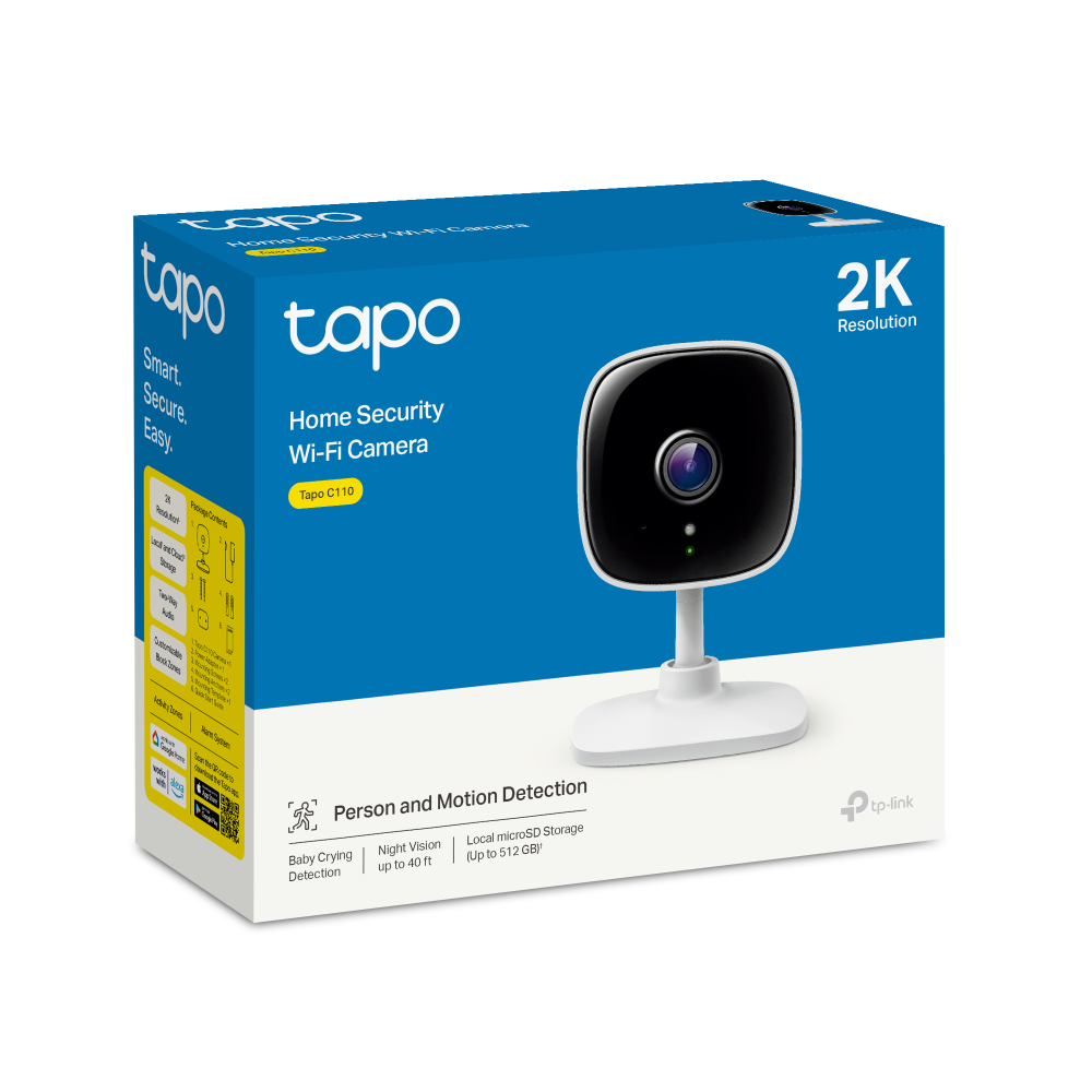 TP-LINK 3MP 3.3MM Wıfı Kablosuz IP Kamera Tapo C110