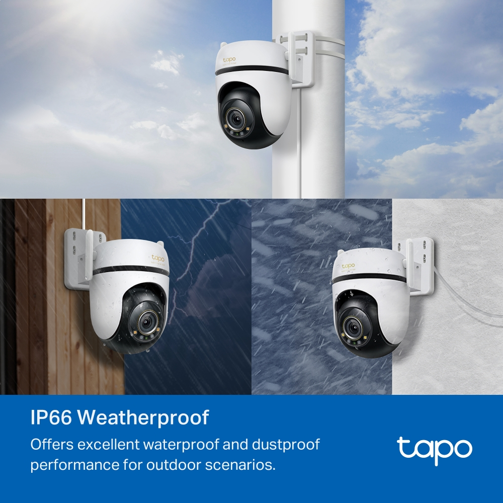 TP-LINK 5MP Speed Dome 4MM WIFI Kablosuz Pan-Tilt IP Kamera TAPO-C530WS