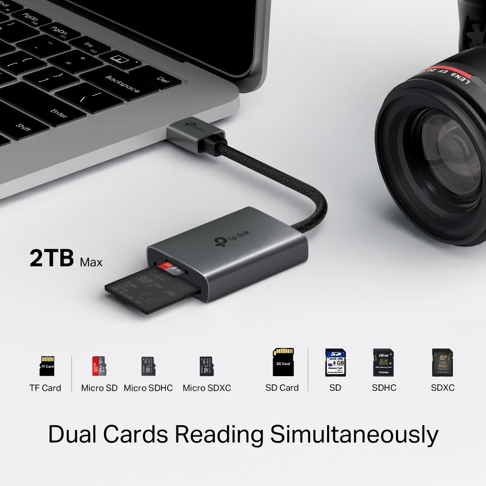 TP-LINK UA430 USB 3.0 Type-A SD ve microSD Kart Okuyucu