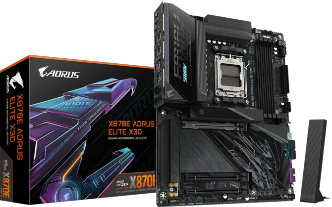 GIGABYTE X870E AORUS ELITE X3D WIFI7 DDR5 HDMI-DP TYPEC PCIE 5.0 AM5 ATX