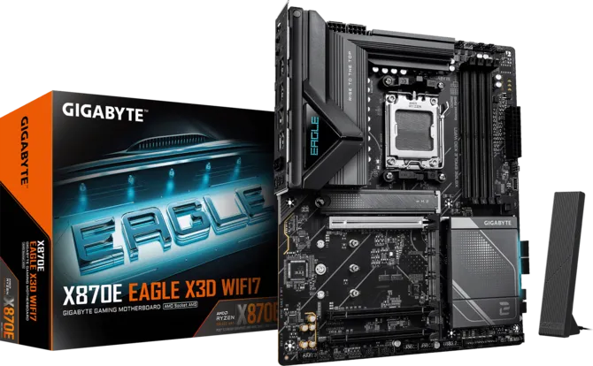 GIGABYTE X870E EAGLE X3D WIFI7 DDR5 HDMI-DP TYPEC PCIE 5.0 AM5 ATX